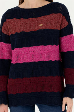 Женский темно-синий свитер - U.s. polo assn фото 6