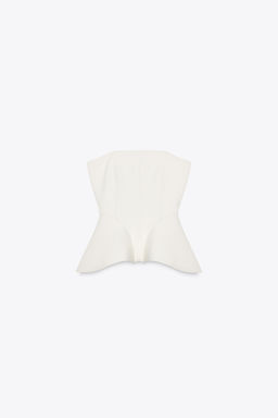 INTERLOCK BANDEAU TOP - Zara фото 8