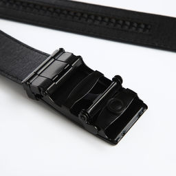 Ремень мужской, ширина 3.5 см, пряжка автомат, цвет чёрный - Simaland фото 3