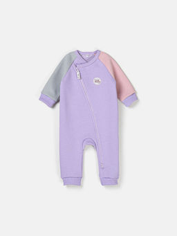 Комбинезон-косуха Колор блок Лаванда утепленный 0+