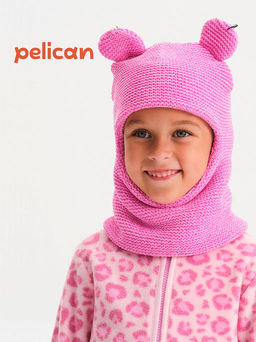 PELICAN, шапка детская, Розовый