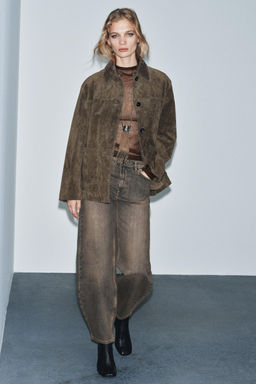 ZW COLLECTION MID-WAIST BARREL JEANS