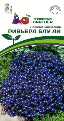 3318P Лобелия каскадная РИВЬЕРА БЛУ АЙ 10шт