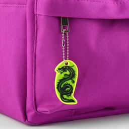 Цена за 10 шт. Светоотражающий элемент «Силуэт дракона», двусторонний, 5.8×3.1 см, МИКС