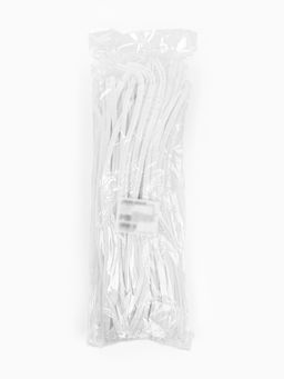 Синельная проволока, набор 100 шт, размер 1 шт 30х0,8 см, цвет белый