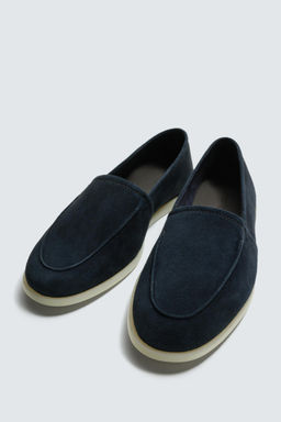 MOCAS?N PIEL CASUAL / Azul - Zara фото 2