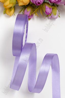 Цена за 5 шт Лента атласная 1,5 см*25 ярд (SF-1359) фиолетовый №021