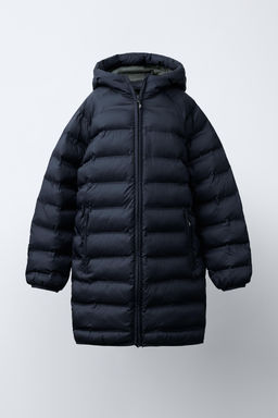 WATER-REPELLENT ULTRALIGHT PADDED LONG JACKET