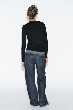 BASIC PLAIN KNIT JUMPER - Zara фото 14