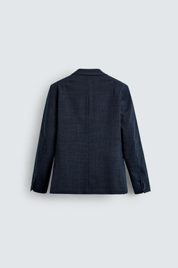 TEXTURED SUIT BLAZER