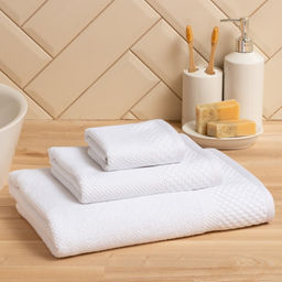 Полотенце махровое LoveLife Royal 50х90 см, цвет белый, 100% хл, 450 г/м²