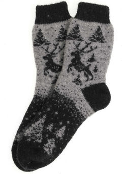 Носки женские "Олень два цвета" 7631-1