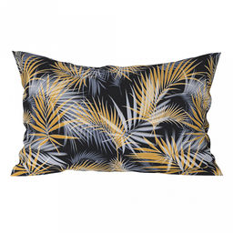Наволочка 50х70см "Ночь в тропиках", с клапаном-запахом, бязь 121г/м2, хлопок 100%, упаковка ПП 22х30см, "Домашняя мода" (Россия)
