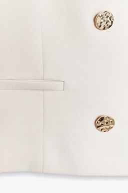 SHORT DOUBLE-BREASTED BLAZER - Zara фото 10