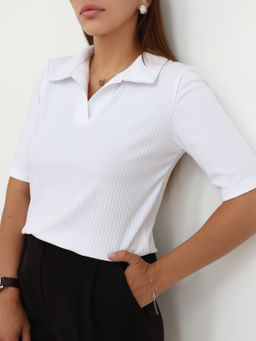 Футболка поло КФ100 Белый от фабрики Спортсоло