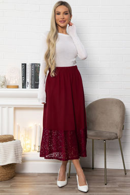 Юбка с кружевом Элегия - Lt collection фото 2