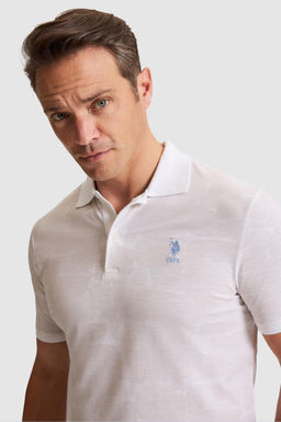 Erkek A__k Gri Regular Fit Polo Yaka Ti__rt - U.s. polo assn фото 2