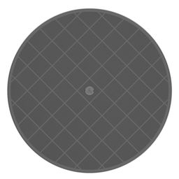 Стол круглый "Атлант" 900мм (графит) М8820