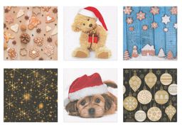 Love2art Салфетки бумажные ассорти SDP №0721-12 33 x 33 6 шт. Сказочный новый год