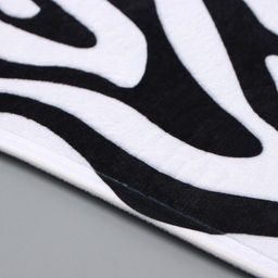 Коврики для ванной и туалета Доляна Зебра, 2 шт: 40?45 см, 50?80 см  фото 2