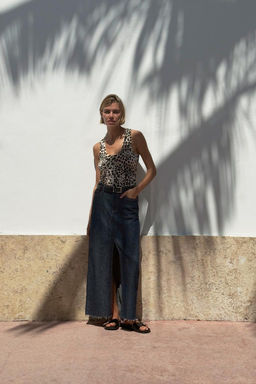 BASIC PLAIN KNIT TOP - Zara фото 19