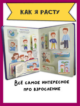 Энциклопедия с окошками Как я расту - BimBiMon фото 4