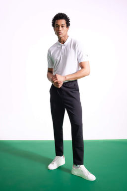 DeFactoFit Облегающие спортивные штаны для бега со стандартными штанинами и двойными карманами  фото 2