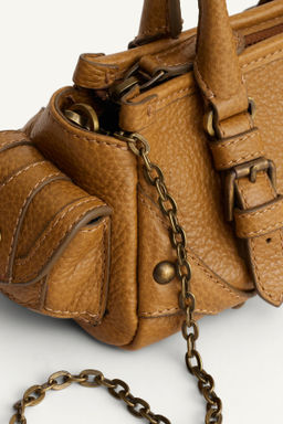 MINI LEATHER BOWLING LIMITED EDITION BAG - Zara фото 6