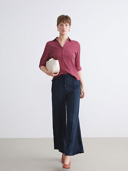 Beli Lastikli Geni? Pa?a Kad?n Pantolon