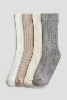 Pack de 4 calcetines en punto de canal?