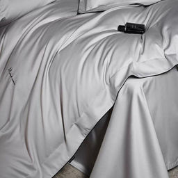 КПБ Mency Winni Mark Cross Бархатный сатин MENWMC001 1.5 спальный