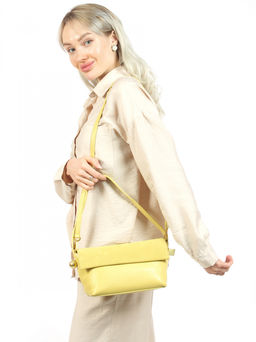 LACCOMA сумка АЛ2042-2Ф-салатовый натуральная замша хлопок  фото 8