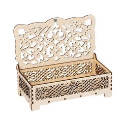 Заготовка для декорирования Mr. Carving ВК-021 Шкатулка Узор фанера 17 х 9 х 6 см .