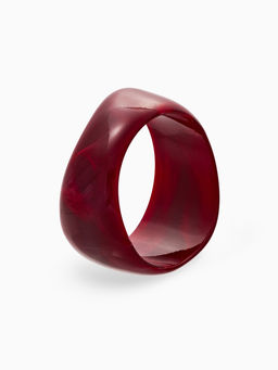 Браслет манжет акрил "Тренд", цвет бордово-малиновый