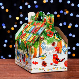 Подарочная коробка Песни зимы , КОРМУШКА, 26,4 х 14 х 18,5 см - Simaland фото 3