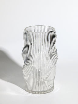 Ваза «Венди», 24.5×13×11 см, стекло, прозрачная