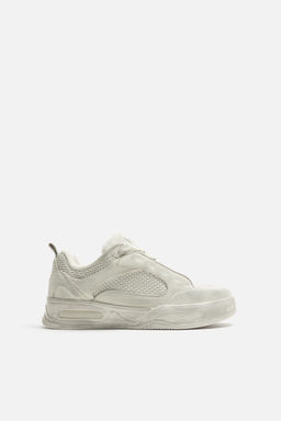 DISTRESSED-EFFECT CHUNKY TRAINERS - Zara фото 2