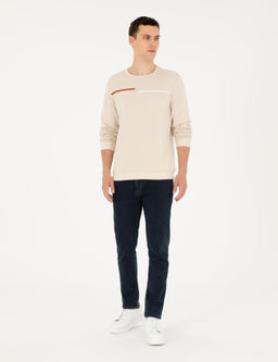 Camel Regular Fit Sweatshirt - Pierre cardin фото 4