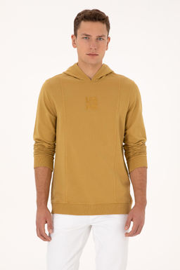 Erkek Hardal Sweatshirt