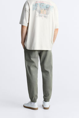 FADED JOGGER WAIST TROUSERS - Zara фото 3