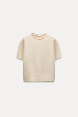 SOFT KNIT SHORT SLEEVE SWEATER - Zara фото 2