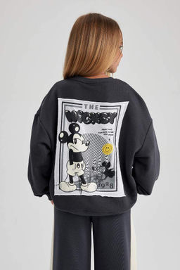 Толстовка оверсайз с круглым вырезом для девочек Disney Mickey & Minnie