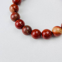 Браслет из кирпичной Яшмы 17 см