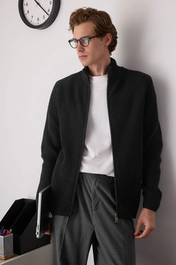 Siyah Regular Dik Yaka Duz H?rka TMNAW26HI00002 - Trendyolmilla фото 4