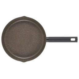 51448 WERNER Сковорода ORGANIC STONE STYLE 28x5,5 см с индукционным дном, с двухслойным антипригарным покрытием Pfluon, бакелитовая ручка с покрытием Soft Touch. Цвет: коричневый. Материал: прессованный алюминий. Толщина стенок и дна: 2,8 мм.  фото 3