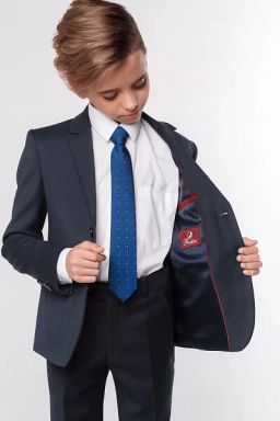 Костюм для мальчика, прилегающий (серый) КДД-234
