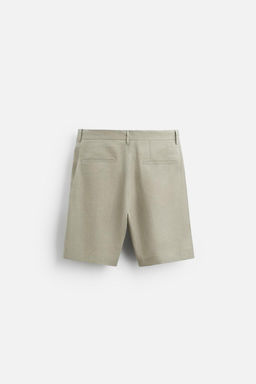 100% LINEN BERMUDA SHORTS - Zara фото 25