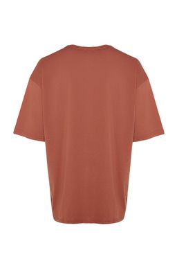 TRENDYOL MAN Siyah Basic Bisiklet Yaka Oversize/Genis Kesim K?sa Kollu T-Shirt TMNSS22TS0317 - Trendyolmilla фото 7