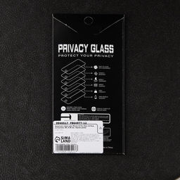 Защитное стекло для iPhone 13 Pro Max/14 Plus, антишпион, 9H, 0.33 мм, чёрное - Simaland фото 4