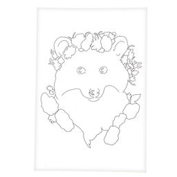 Скетчинг акварелью «Животные в цветах»